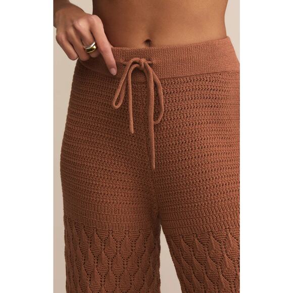 Z Supply Adia Crochet Pant - Teakwood NWT VARIOUS SIZES - Picture 5 of 6